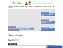 Tablet Screenshot of cayxanhocdao.com